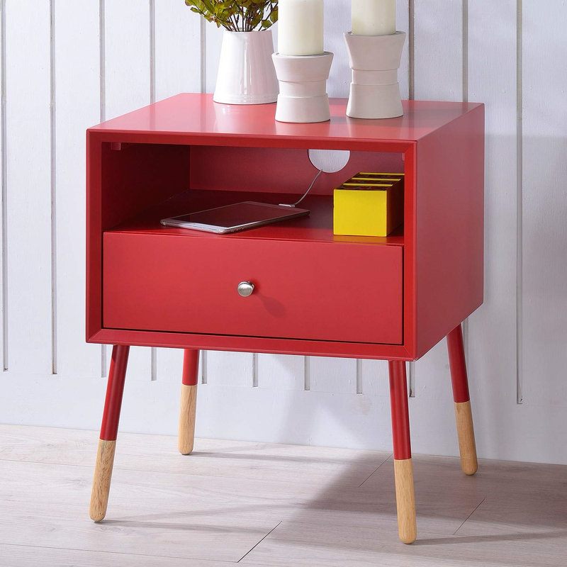 Ivy Bronx Lineville Manufactured Wood Nightstand Wayfair